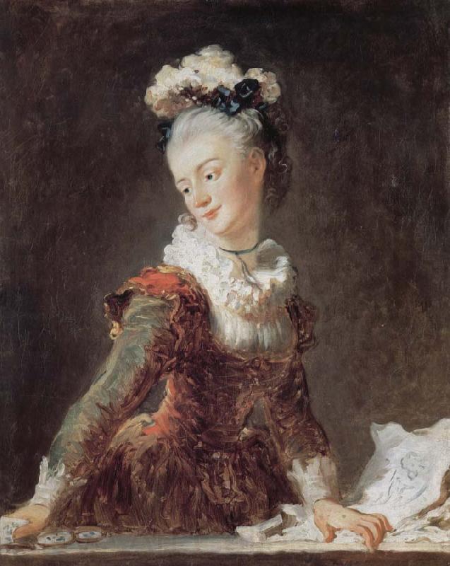 Jean Honore Fragonard Dancing girl lucky Miss Mar portrait
